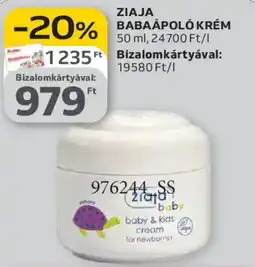 Auchan Ziaja Babaápoló krém ajánlat
