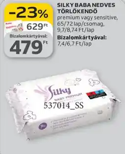 Auchan Silky Baba nedves törlőkendő ajánlat