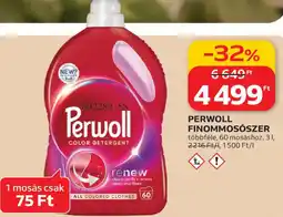 Auchan Perwoll finommosószer ajánlat
