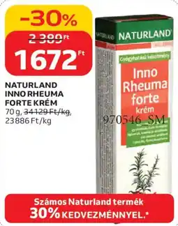 Auchan Naturland Inno Rheuma forte krém ajánlat