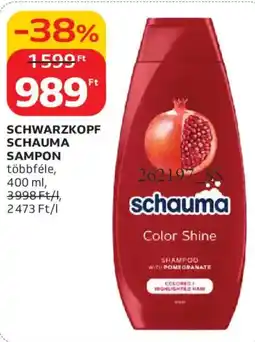 Auchan Schwarzkopf schauma sampon ajánlat