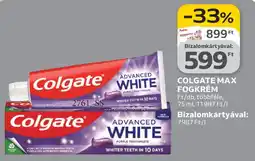 Auchan Colgate Max fogkrém ajánlat