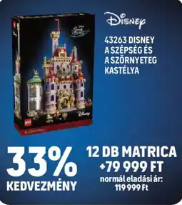 Auchan Disney a szépség és a szörnyeteg kastélya ajánlat