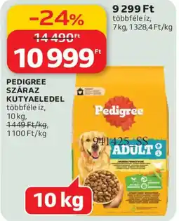 Auchan Pedigree száraz kutyaeledel ajánlat