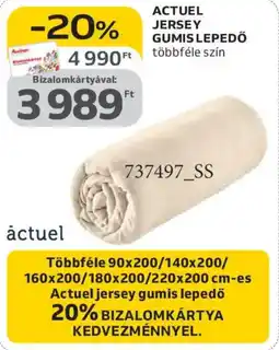 Auchan Actuel Jersey gumislepedő ajánlat