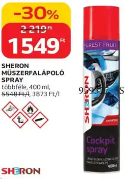 Auchan Sheron műszerfalápoló spray ajánlat