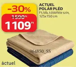 Auchan Actuel polár pléd ajánlat