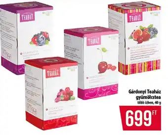 Gárdonyi Teaház gyümölcstea