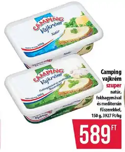 Coop Camping vajkrém ajánlat