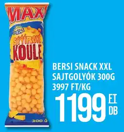 Coop Bersi Snack XXL sajtgolyók ajánlat