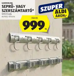 ALDI Gardenline seprű-, szerszámtartó ajánlat