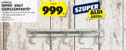 ALDI Gardenline seprü-, szerszámtartó ajánlat