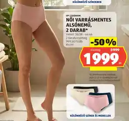 ALDI Up 2 Fashion Női varrásmentes alsónemű ajánlat