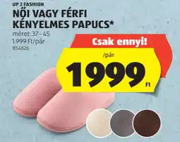ALDI Up 2 Fashion Női, férfi kényelmes papucs ajánlat