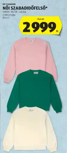 ALDI Up 2 Fashion Női szabadidőfelső ajánlat