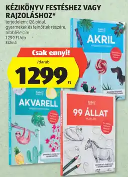 ALDI Kézikönyv festéshez, rajzoláshoz ajánlat