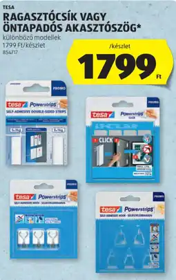 ALDI Tesa ragasztócsík, öntapadós akasztószög ajánlat