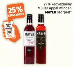 Müller Mayer szörpre ajánlat