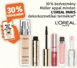 Müller L'Oreal Paris dekorkozmetikai termékre ajánlat