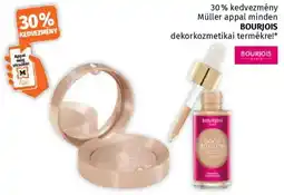 Müller Bourjois dekorkozmetikai termékre ajánlat