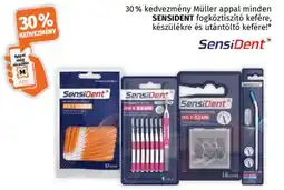 Müller SensiDent fogköztiszító kefére, készülékre és utántöltő kefére ajánlat