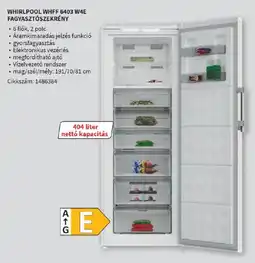 MediaMarkt Whirlpool WHFF 6403 W4E fagyasztószekrény ajánlat