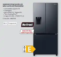 MediaMarkt Samsung RF50C530EB1/EO négy ajtós hűtőszekrény ajánlat