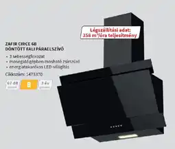 MediaMarkt Zafir Circe 6B döntött fali páraelszívó ajánlat
