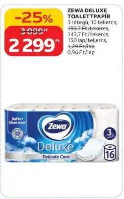 Auchan ZEWA DELUXE TOALETT PAPÍR ajánlat