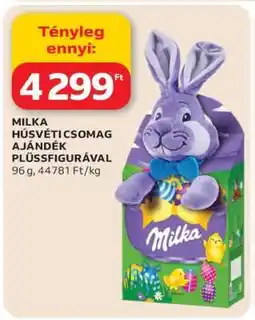 Auchan Milka Húsvéti Csomag Ajándék Plüssfigurával ajánlat