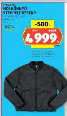 ALDI Női Könnyű Steppelt Dzseki ajánlat