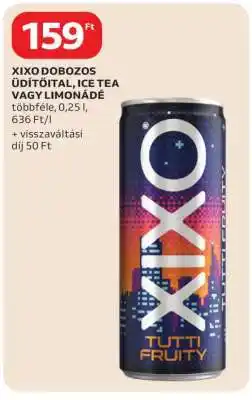 Auchan XIXO DOBOZOS ÜDÍTŐITAL, ICE TEA VAGY LIMONÁDÉ ajánlat