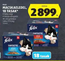 ALDI FELIX Macskaeledel, 18 tasak ajánlat
