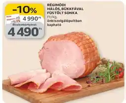 Auchan RÉGIMÓDI HÁLÓS, BÜKKFÁVAL FÜSTÖLT SONKA ajánlat