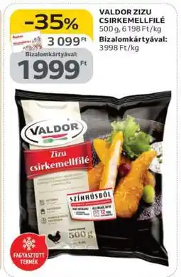 Auchan VALDOR Zizu csirkemellfilé ajánlat