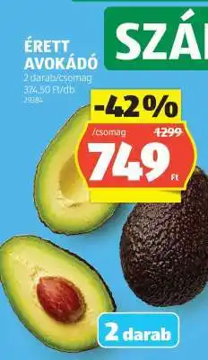 ALDI Érett avokádó ajánlat