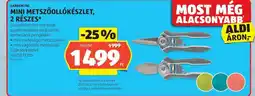 ALDI GARDENLINE MINI METSZŐOLLÓKÉSZLET, 2 RÉSZES ajánlat