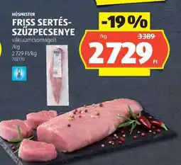 ALDI Friss sertésszűzpecsenye ajánlat