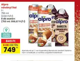 Interspar Alpro növényi ital ajánlat