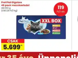 Interspar PreVital macskaeledel ajánlat