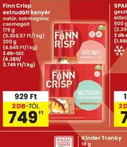 Interspar Finn Crisp extrudált kenyér ajánlat