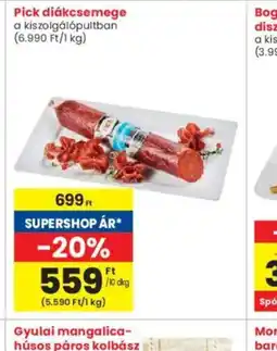 Interspar PICK diákcsemege ajánlat