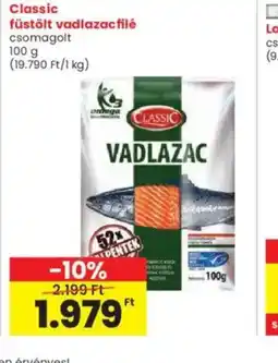 Interspar Classic füstölt vadlazacfilé ajánlat