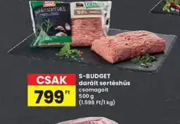 Interspar S-BUDGET darált sertéshús ajánlat