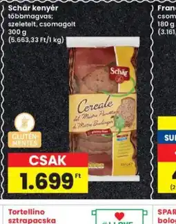 Interspar Sch sztrapacskar kenyér ajánlat