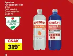 Interspar Apenta+ funkcionális ital ajánlat