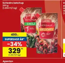 Interspar Schedro ketchup ajánlat