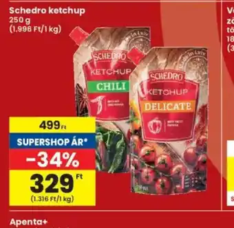 Interspar Schedro ketchup ajánlat