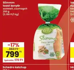 Interspar Slimmm toast kenyér ajánlat