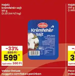Interspar Hajdú krémfehér sajt ajánlat